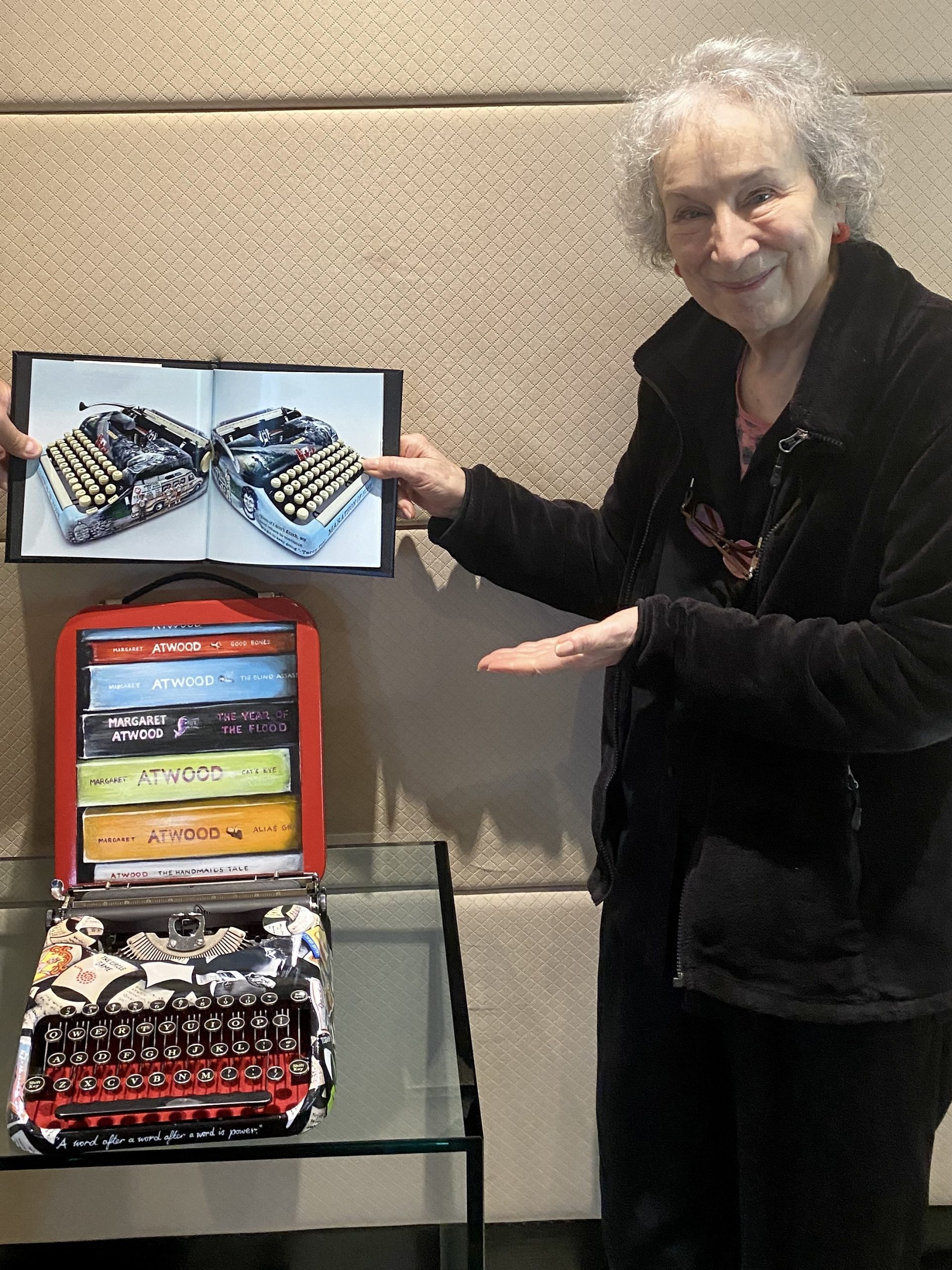 Margaret Atwood typewriter